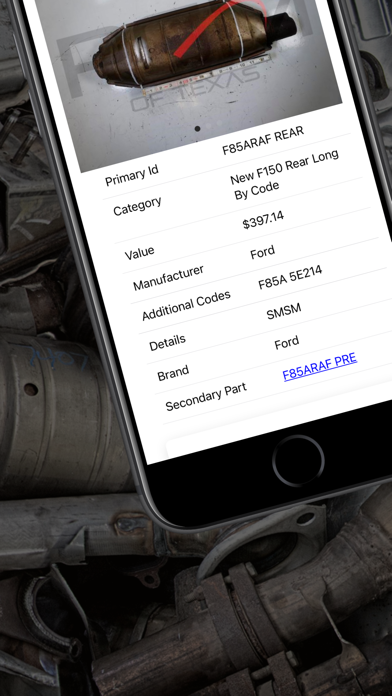 PGM of Texas Converter Catalog Screenshot