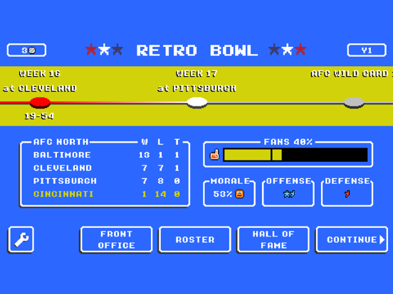 Retro Bowl iPad app afbeelding 6