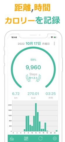 歩数計Maipo - 人気の歩数計アプリのおすすめ画像2