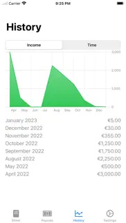 timesheet time tracking iphone screenshot 4