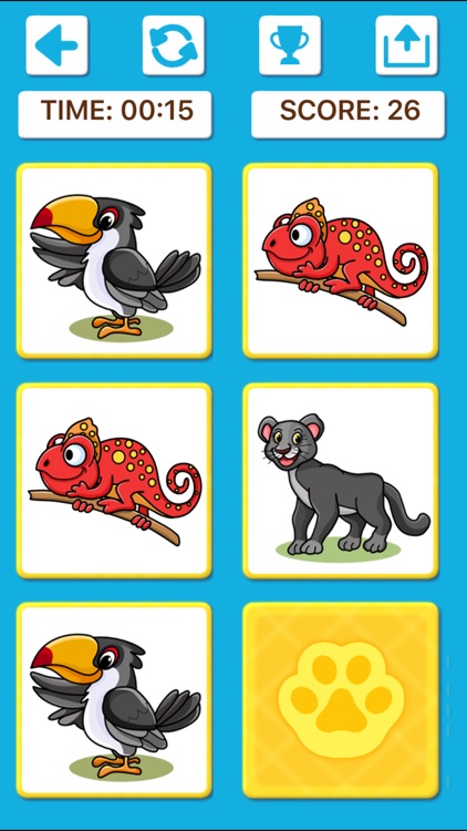Animal Memory Matching Games