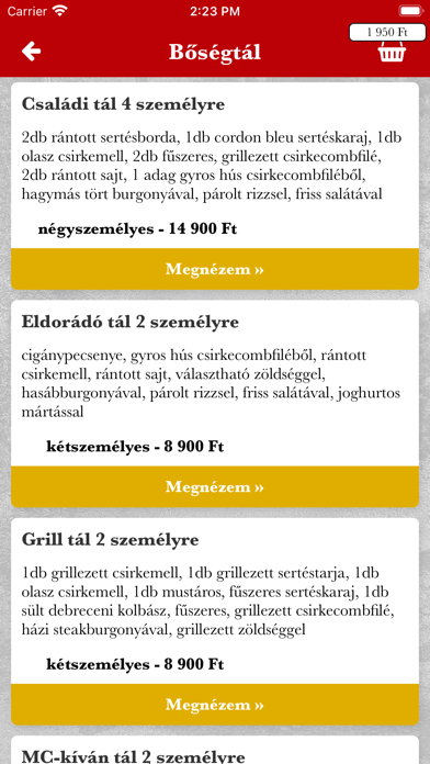 Eldorádó Étterem Kazincbarcika Screenshot