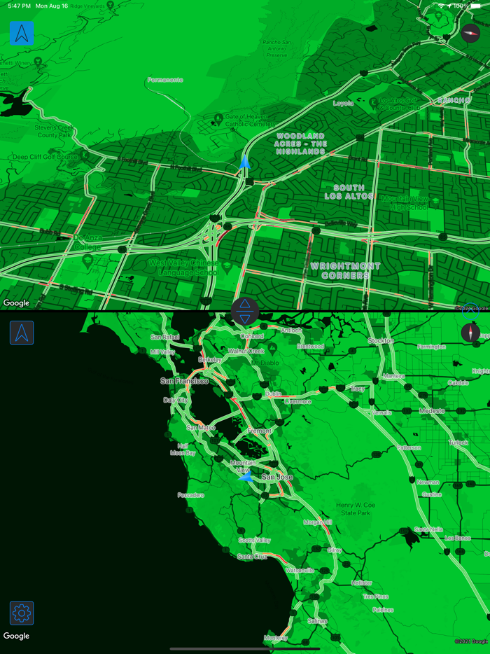 Traffic Maps realtime info