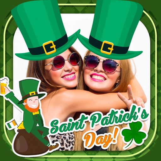 St. Patrick's Day photo editor – Frames & stickers icon