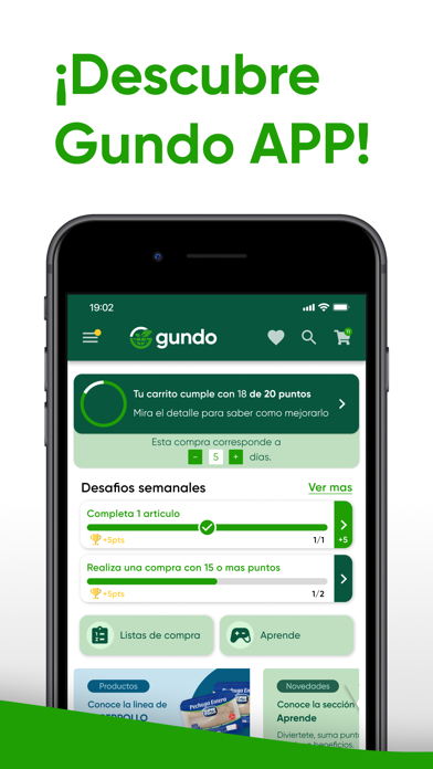 Gundo: Mejora tu alimentación Screenshot
