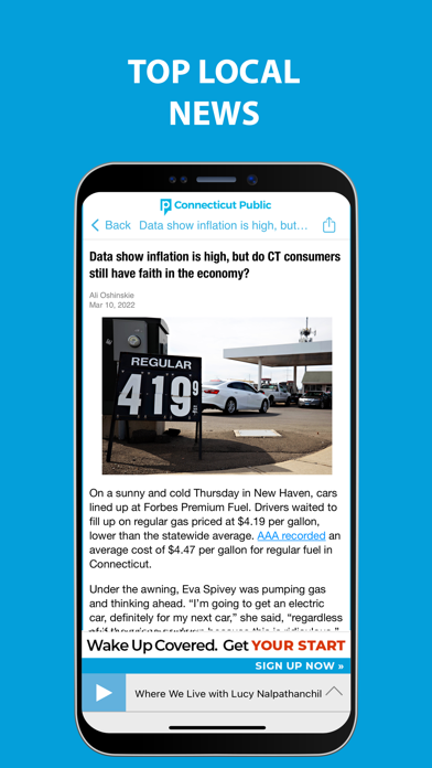 The Connecticut Public App Screenshot