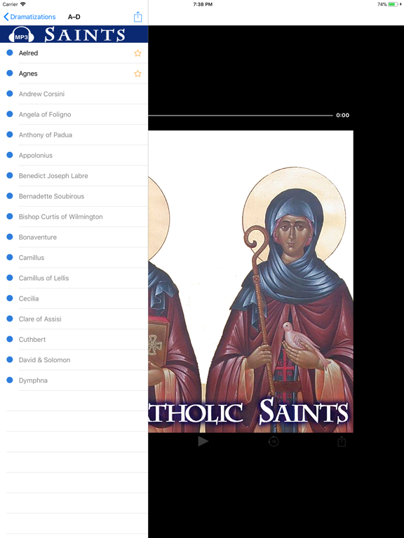 Screenshot #6 pour Catholic Saints Audio Library