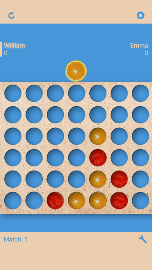 #6. 4 in a row! (iOS) 来自: Sonya Marcarelli