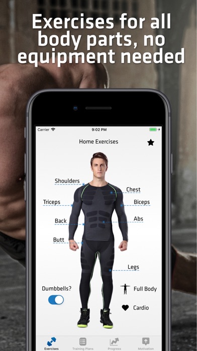 Men's Home Workouts Screenshot