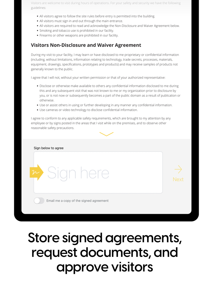 SwipedOn  Visitor Management