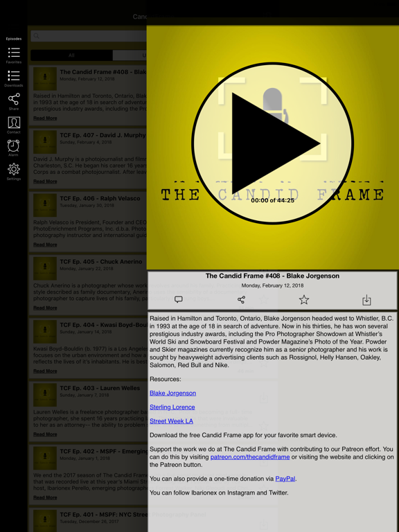 Screenshot #5 pour The Candid Frame
