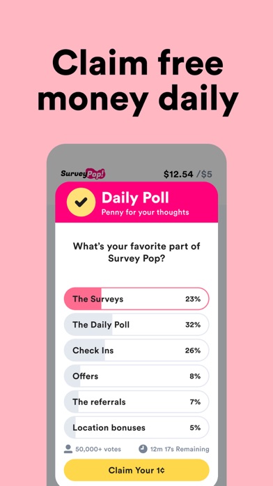 Survey Pop: Make money fast! Screenshot