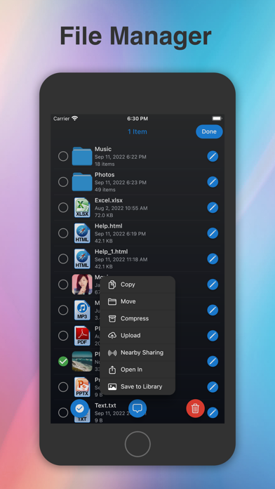 Phone Drive Lite: File Manager Screenshot