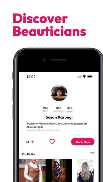 BeautiSpaces Booking & Rewards Screenshot