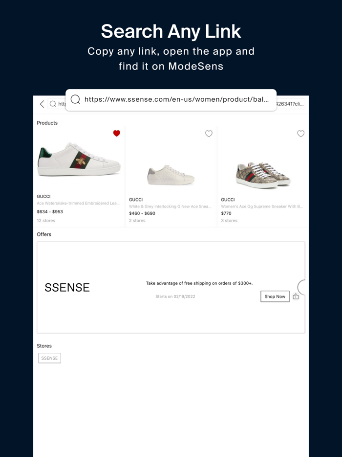 ModeSens - Shopping Assistant