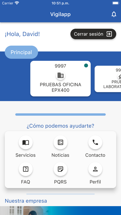 Vigilapp Seguridad Screenshot