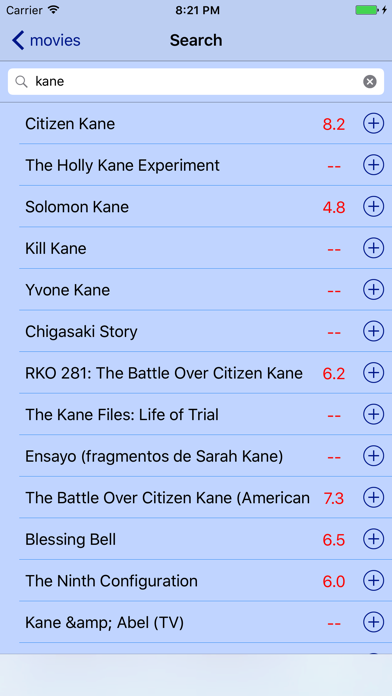 Screenshot #2 pour MovieScore