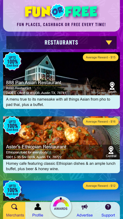 FunOrFree: Cash Back or Free! Screenshot