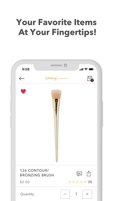Klarity Kosmetics Screenshot