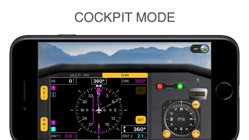 #2. IFR Flight Trainer Simulator (iOS) 由: Flygo-Aviation Ltd