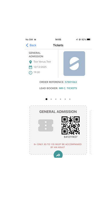 See Tickets Wallet Screenshot