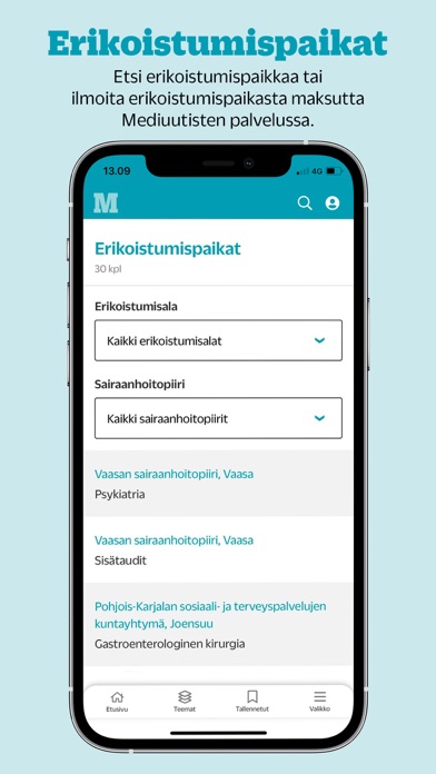 Mediuutiset Screenshot