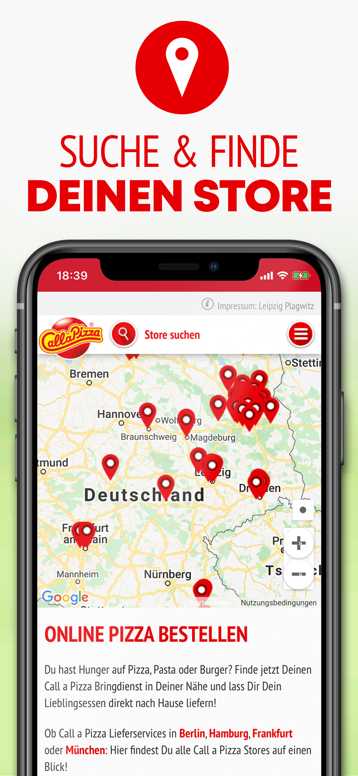 Call a Pizza App