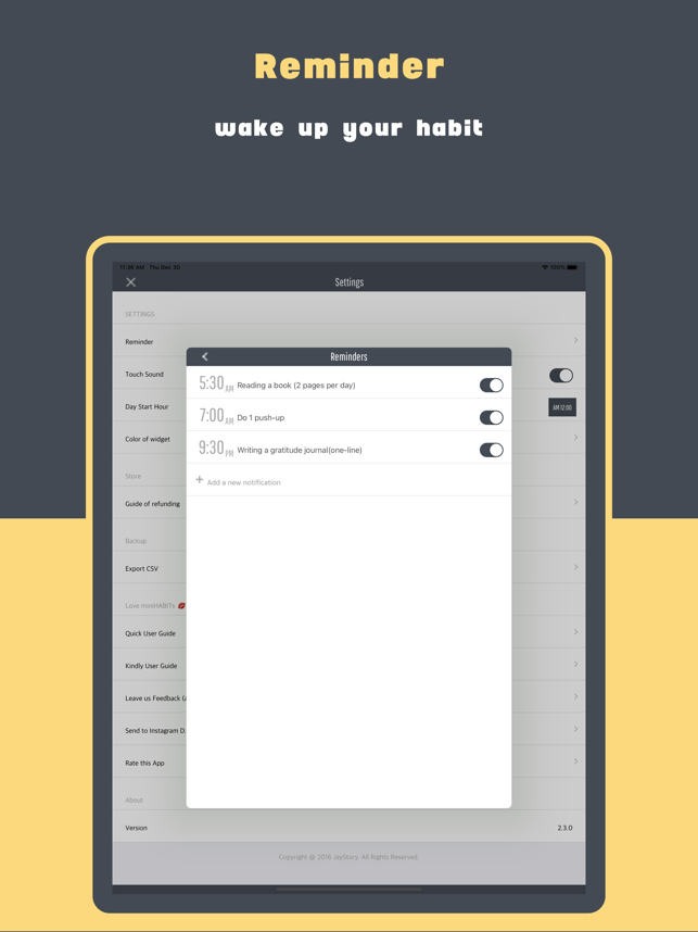 ‎miniHABITs Screenshot