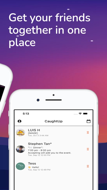 CaughtUp: Your Shared Calendar