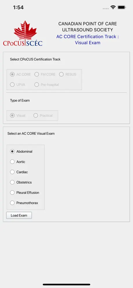 CPoCUS Exams