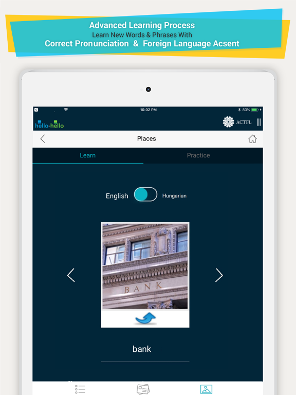 Hungarian Vocabulary (HH) app screenshot 3