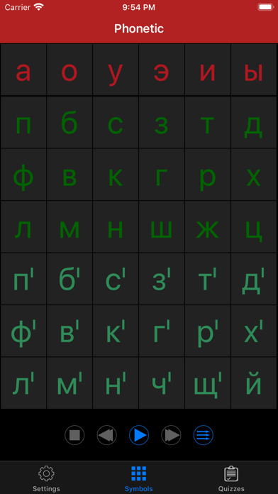 Russian Sounds and Alphabet Screenshot