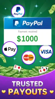 quick solitaire: win cash iphone screenshot 1
