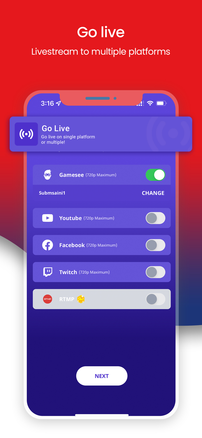 Screen Recorder - Livestream
