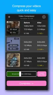 video compressor-shrink videos iphone bildschirmfoto 1