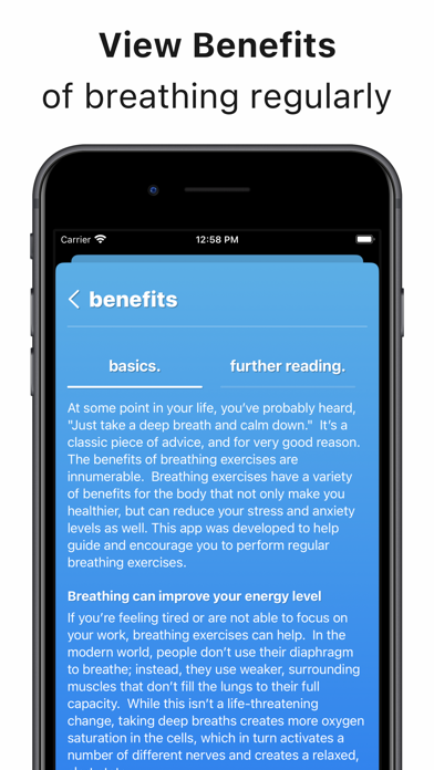 iBreathe – Relax and Breathe Screenshot