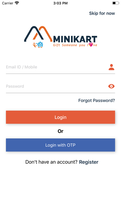 MiniKart.in Screenshot