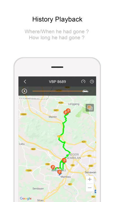 TFM GPS System Screenshot