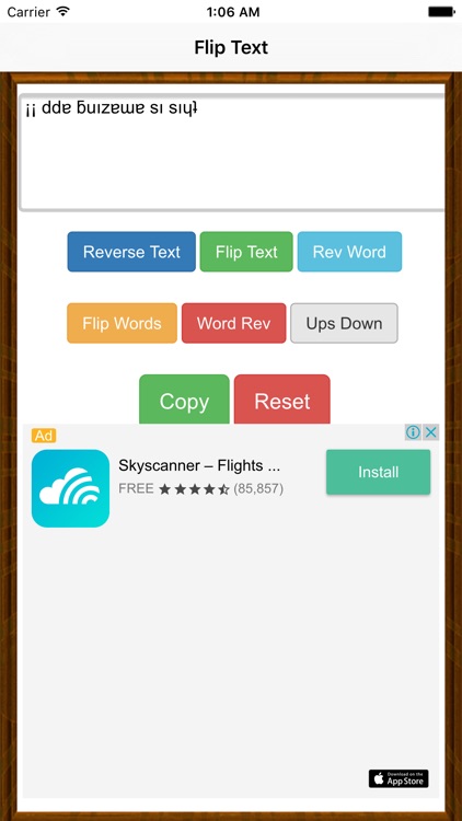 Flip Text  (Crazy text)