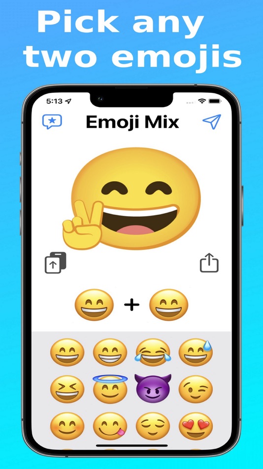 #1. Emojimix ⓒ (iOS) Podle: Emoji World