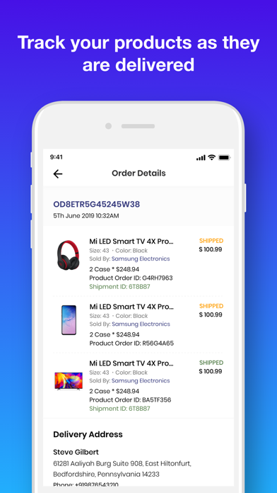 Shoppd. Screenshot
