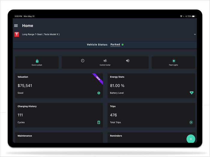 Keemut Connected Car for Tesla