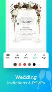 invitation maker- card creator iphone screenshot 2