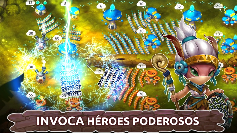 Mushroom Wars 2: RTS batalla screenshot 2