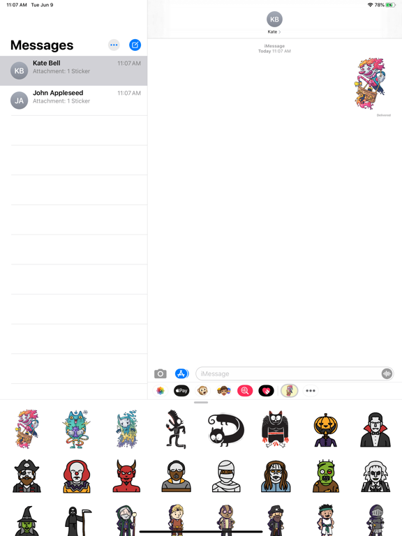 Screenshot #4 pour Monster Movie Stickers