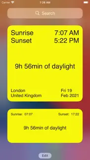 sunrise sunset tracker iphone screenshot 4