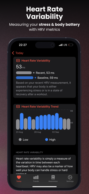 ‎CardioBot: Heart Rate Monitor Screenshot