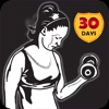 Female Fitness Workout at Home icon