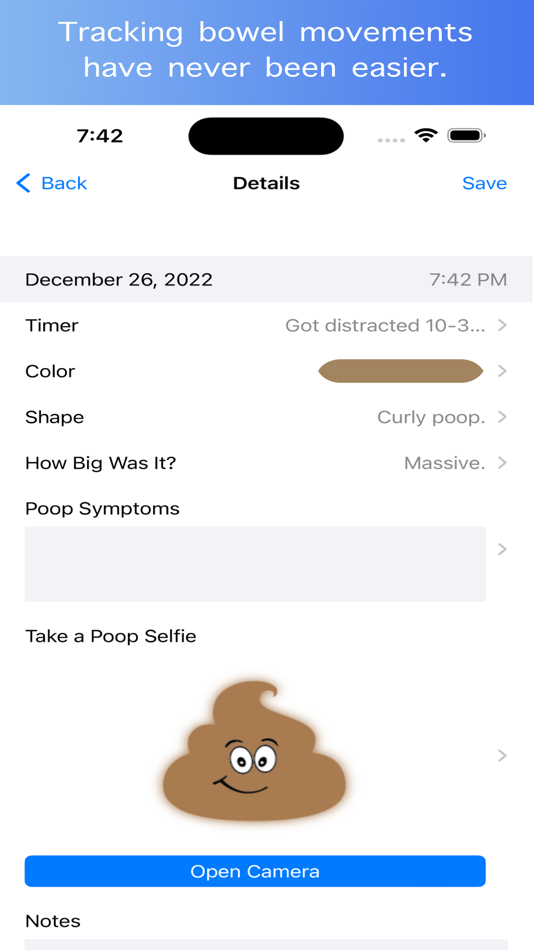 Poop Diary Tracker Lite - 1.3 - (iOS)