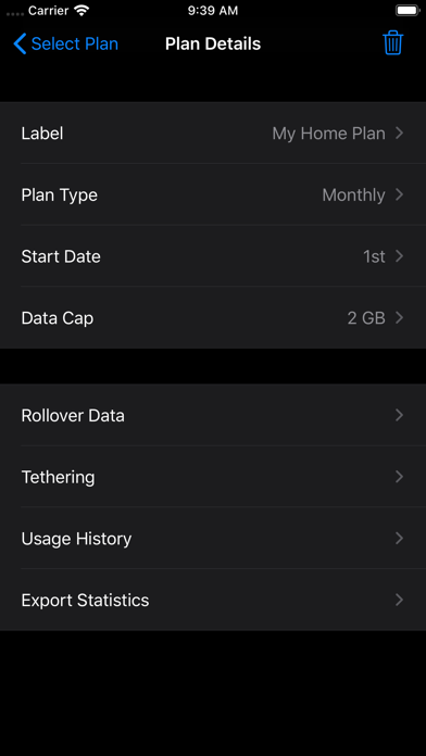DataMan - Data Usage Widget Screenshot